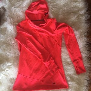 Under Armour fitted cold gear running hoodie